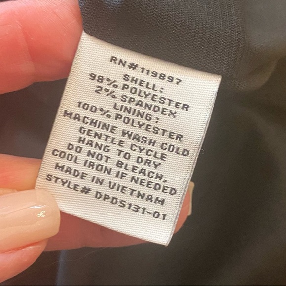 Women's Black Cable knit Midi Sweater Dress Ruffled Collar Textured New Medium - Picture 5 of 16